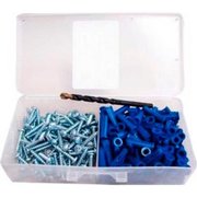 SARJO INDUSTRIES Toggle Bolts, Small Drawer Assortment, 8 Items, 215 Pieces FK17250